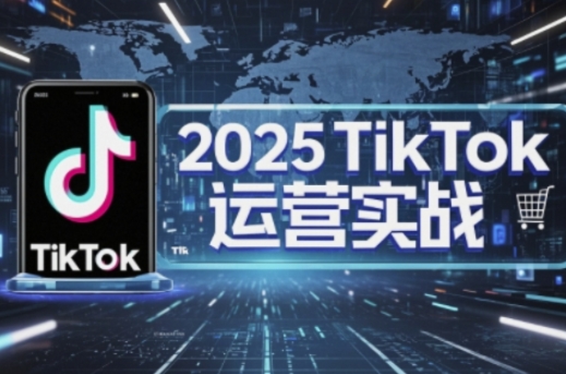 2025TikTok电商运营,掌握TikTok店铺运营核心技巧,实现低成本高转化--优久轻创